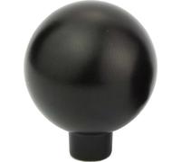 Natural Goods Berlin Poignée de meuble BALL, bouton de meuble, poignée d'armoire, bouton pour tiroir et porte, noir, 1 pièce
