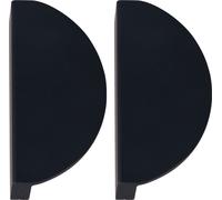 Natural Goods Berlin poignées de meubles rondes HALBKREIS, 64mm distance entre les trous, boutons d'armoire adaptés aux portes de 15-22mm d'épaisseur, poignées pour armoires de cuisine, commodes, side