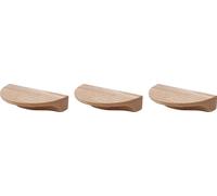 Natural Goods Berlin poignées de meubles rondes HALBMOND, 64mm distance entre les trous, boutons d'armoires adaptés aux portes de 15-22mm d'épaisseur, poignées pour armoires de cuisine, commodes, side