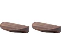 Natural Goods Berlin poignées de meubles rondes HALBMOND, 64mm distance entre les trous, boutons d'armoires adaptés aux portes de 15-22mm d'épaisseur, poignées pour armoires de cuisine, commodes, side