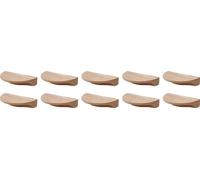 Natural Goods Berlin poignées de meubles rondes HALBMOND, 64mm distance entre les trous, boutons d'armoires adaptés aux portes de 15-22mm d'épaisseur, poignées pour armoires de cuisine, commodes, side