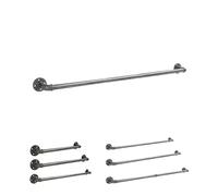 Natural Goods Berlin Portant pour vêtements Pipe GARD Wall | Montage mural simple | Penderie au design industriel | Tringle à vêtements en métal | Garde-robe DIY | Barre de penderie 6x110cm