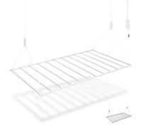 Natural Goods Berlin Séchoir à Linge Peu encombrant Swing 56 x 110 cm - Blanc - en Acier Robuste - Design Peu encombrant