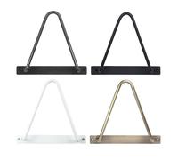 Natural Goods Berlin Sheet Porte-magazines mural or vieilli 15 cm Porte-revues en métal - Porte-courrier mural ou sur pied - Porte-revues en acier