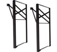 Natural Goods Berlin Support de meuble BIERZELT, DIY garniture de tente à bière, support de table pliable, support de banc, garniture de tente fixe, inoxydable, H70,3 x L42cm - table à manger, noir, 2