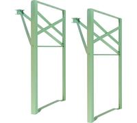 Natural Goods Berlin Support de meuble BIERZELT, DIY garniture de tente à bière, support de table pliable, support de banc, garniture de tente de fête, inoxydable, H70,3 x L42cm - table à manger, vert