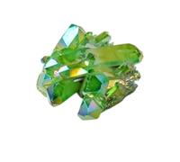Natural Green Quartz Crystal Cluster Healing Stone Specimen For Reiki Meditation Heart Energy Chakra Balancing(30-50g)