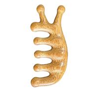 Natural Hair Comb - Wide Tooth Grooming for Relaxation | Wooden Massage Tool with Smooth Finished, Gentle Scalp Care, Stress Relief Accessory, Personal Hair Routine for Women and Men