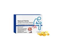Natural Herbal Strength Hemorrhoid Capsules,Complément Végétal 7 Gélules | Formule à Base d'Herbes Naturelles, soulagement rapide des hémorroïdes pour femmes et hommes, Naturelles pour le Confort Quot