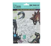 Natural History Museum Lot de posters de coloriage dinosaures | Cadeaux et papeterie de dinosaures | Fournitures de papeterie pour la rentrée scolaire | Crayons de couleur