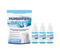 Natural Humidifier Drops, Universal Cleaning Solution Kit, 3pcs Set with Fresh Scent, Safe Liquid Air Cleaner, Tank Additive with Purifying Formula, Humidifier Solution for Home Office Use