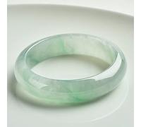 Natural Jade Bangle Bracelet for Women Girls Classic Retro Chinese Style Handmadsic Retro Chinese Style Handmade S with Gift Box for Mom Girlfriend,Jade-57
