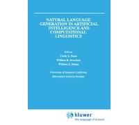 Natural Language Generation In Artificial Intelligence And Computational Linguistics