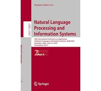 Natural Language Processing and Information Systems