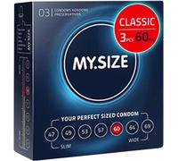 Natural Latex Condom 60 Width 3 Pcs