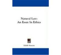 Natural Law: An Essay in Ethics Simcox, Edith (Auteur)