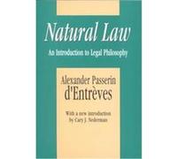 Natural Law, Library of Conservative Thought Alessander Passerin D'Entreves, Cary J. Nederman (Auteur)