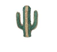 « Natural Living » Cactus en corde de maïs et sciRPUS Yagara 29 x 35 cm