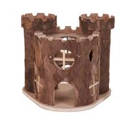 Trixie Maison Château Matti Natural Living en bois pour souris et hamsters – 17×15×12 cm