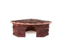 Trixie Maison d'angle Jesper pour cochons d'Inde et lapins nains 42x30x30 cm bois d'écorce