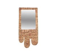 NATURAL LIVING" Miroir Boho GM en Jacinthe d'eau 38XH77CM