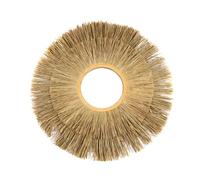 NATURAL LIVING" Miroir Eclipse en Herbe Marine D90CM