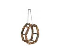 Trixie - Mur d'escalade, en bois d'écorce, filet en sisal - 27 × 24 cm