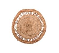 Natural Living - Tapis en jute soleil - D. 90 cm - Beige