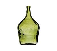 NATURAL LIVING Vase Dame Jeanne 2L Emeraude en Verre Recycle D15,5CM XH25CM