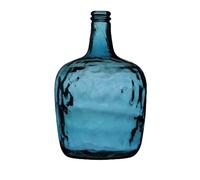Natural LIVING Vase Dame Jeanne 8L Saphir en Verre Recycle D21CM X H36,5CM