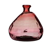 NATURAL LIVING Vase Mila 10L Rubi en Verre Recycle D33CM X H33CM