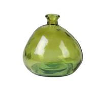 NATURAL LIVING Vase Mila 2L Emeraude en Verre Recycle D17CM X H18CM
