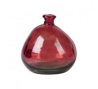 NATURAL LIVING Vase Mila 2L Rubi en Verre Recycle D17CM X H18CM
