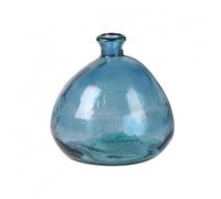 NATURAL LIVING Vase Mila 2L Saphir en Verre Recycle D17CM X H18CM