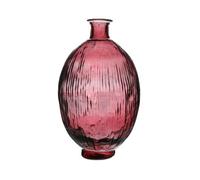 NATURAL LIVING Vase Misha 12L Rubi en Verre Recycle DIAM 26CM X H44CM