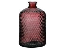NATURAL LIVING Vase Serena 5L Rubi en Verre Recycle DIAM 18,5CM X H31CM