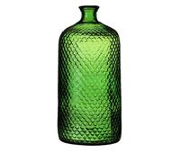 NATURAL LIVING Vase Serena 7L Emeraude en Verre Recycle D18,5CM X H42CM