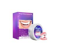 Natural Looking Temporary Dental Veneer Set,Cosmetic False Teeth Repair Kit | Comfortable Tooth Covers to Fix Gaps, Misalignment for Instant Smile Improvement