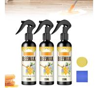 Natural Micro-Molecularized Beeswax Spray, Beeswax Furniture Polish, Bees Wax Furniture Polish and Cleaner, Wood Floor Cleaner and Polish, The Original Beeswax Spray for Furniture, 3PCS