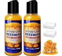 Natural Micro-Molecularized Beeswax Spray Furniture Polish and Cleaner, Beeswax for Wood Floors and Furniture, Wood Furniture Polish to Protect All Wooden Surfaces (2 Pcs)