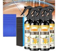 Natural Micro-Molecularized Beeswax Spray,Natural Beeswax Furniture Polish,Bees Wax Furniture Polish And Cleaner, Beeswax Furniture Polish, Original Beeswax Furniture Polish (5 PCS)