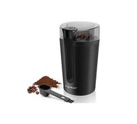 Aigostar Natural 30RRJ - Moulin à Café Électrique Compact Broyeur à Café, épices, graines ou céréales. 200W, capacité de 60g, lames en acier inoxydable anti-usure.