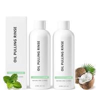 Natural Mouthwash with Organic Cold-Pressed Coconut Oil,Coconut Oil Pulling for Teeth Whitening,White Oils Pulling Rinse,Powerful Organic Coconuts Peppermint PullingOil,Fresh Mouth (2)