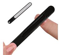 Natural Nail File Arc-Shaped Portable Anti-Slip Handle Finger Nail Filers
