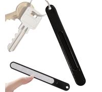 Natural Nail File | Rectangular Non-Slip Handle Portable | Nail File Manicure Tools for Dormitory Beauty Salon Home Travel Daily Care Business Trip
