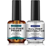 Natural Nail Prep Dehydrated And Acid Free Primer For Acrylic Nail Polish & Uv Gel Quick Drying Top Bonding