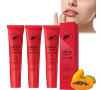 Natural Papaw Lot de 3 baumes à lèvres hydratants multifonctionnels et nourrissants, parfaits pour la peau, les lèvres