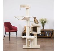 Natural Paradise Arbre à chat Magnolia XL | avec troncs en sisal extra épais | H 175 x L 105 x l 90 cm (crème)
