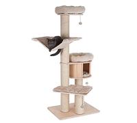 Natural Paradise - Arbre à chat Magnolia XL Plus | Avec écorces épaisses | H 175 x L 105 x l 90 cm (Crème)