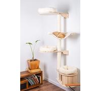 Natural Paradise - Griffoir Magnolia | Griffoir mural économe en espace | H 200 x L 112 x l 85 cm | Crème